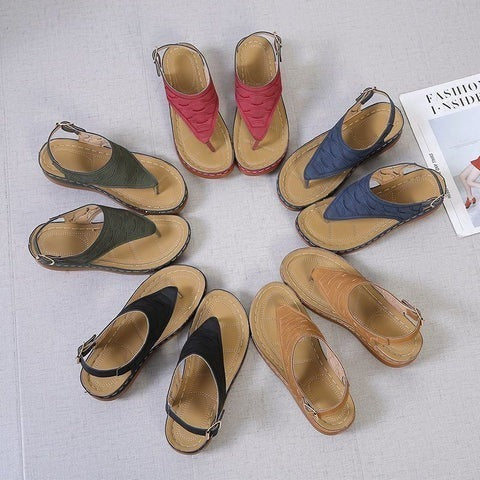 Arch Support Comfort Sandals with Cushioned Footbed for Women