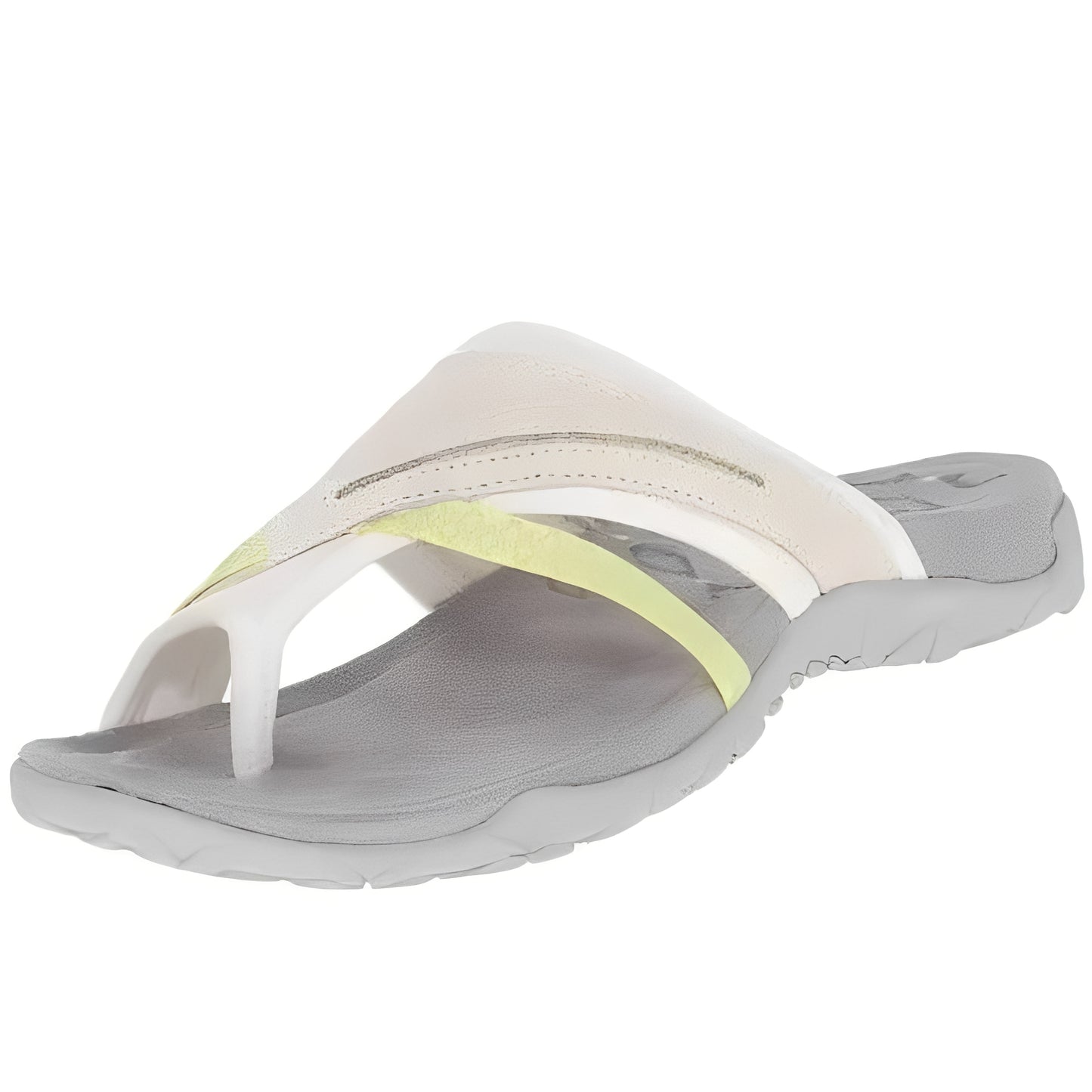 Womens Cross Strap Sandals with Synthetic Upper and Rubber Outsole