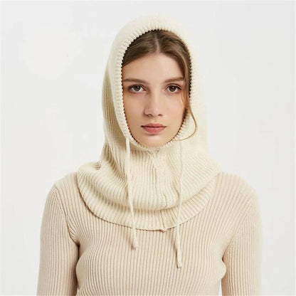 Cashmere Knitted Winter Hat with Soft Ribbed Design