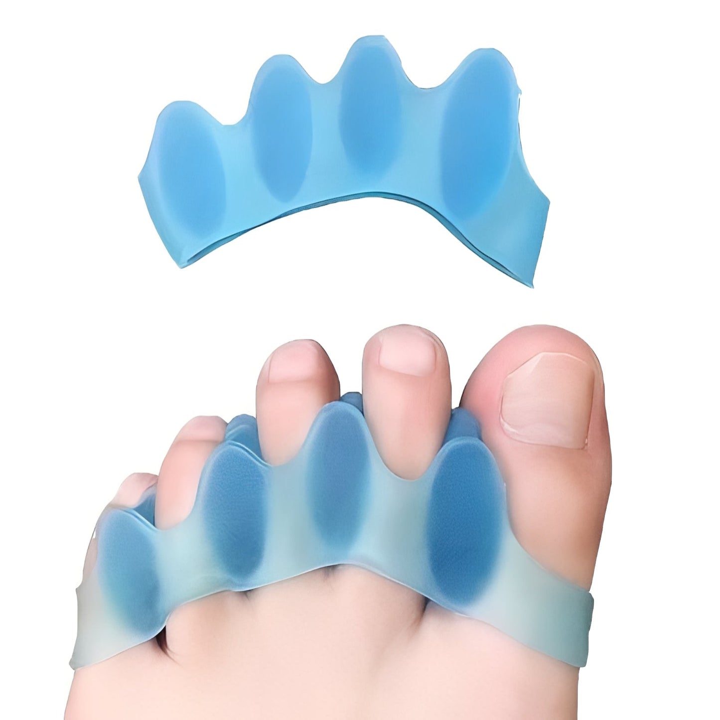 Silicone Toe Spacer Bands for Alignment Support, 1 Pair
