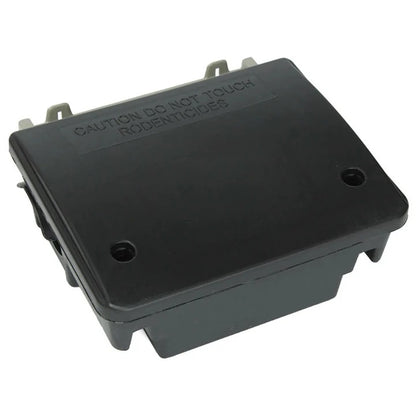 Reusable Rodent Bait Station Trap with Locking Lid and Removable Tray Design