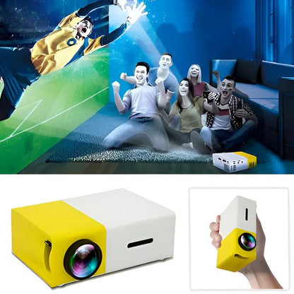 Compact Mini Projector for Home Cinema and Entertainment