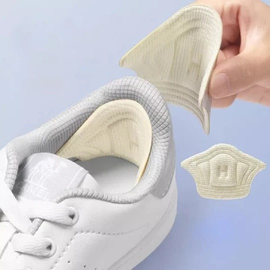 Cushioned Heel Grips with Self-Adhesive Backing and Non-Slip Texture