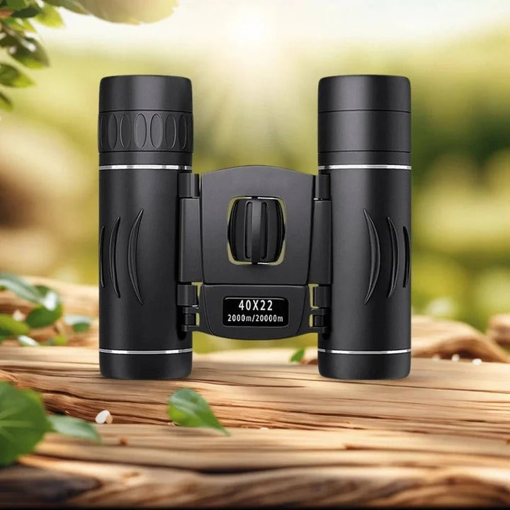 40x Compact Binoculars with Multi-Coated Lenses for Outdoor Viewing