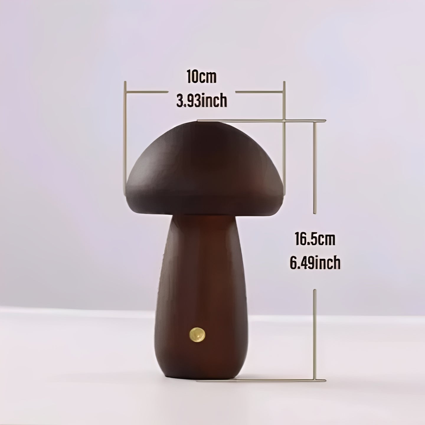 Decorative Mushroom Table Lamp with Dimmable LED Night Light
