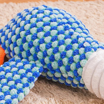 Stuffed Animal Squeaky Chew Toy for Dogs with Durable Plush Fabric