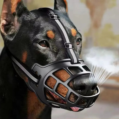 Breathable Dog Muzzle with Adjustable Straps