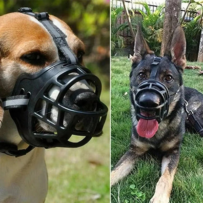 Breathable Dog Muzzle with Adjustable Straps