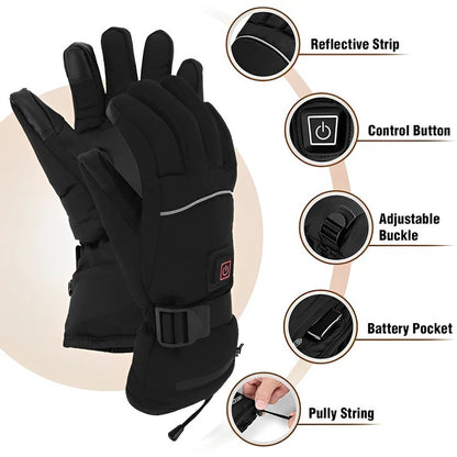 Heated Gloves with Rechargeable Battery Pack