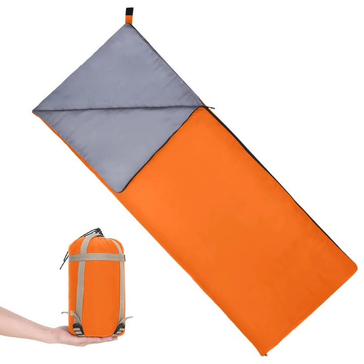Lightweight Sleeping Bag with Compression Sack for Camping Travel