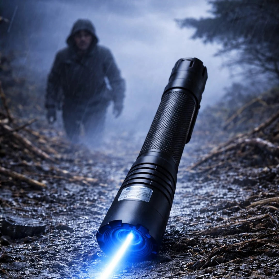 Blue Beam Laser Flashlight with High Output