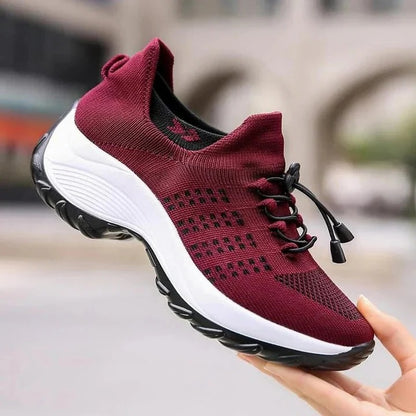 Unisex Walking Sneakers with EVA Sole and Breathable Mesh