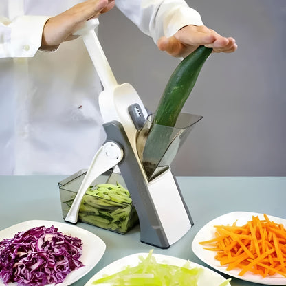Multi Function Vegetable Slicer with Collection Tray