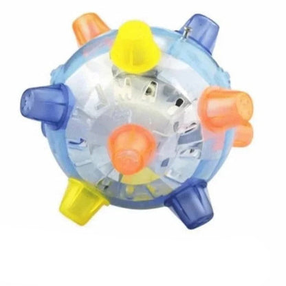 LED Jumping Ball for Dogs, Interactive Bouncing Light-Up Toy