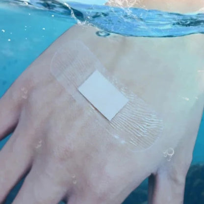 Clear Waterproof Wound Cover Strips with Adhesive Backing for Kids and Adults