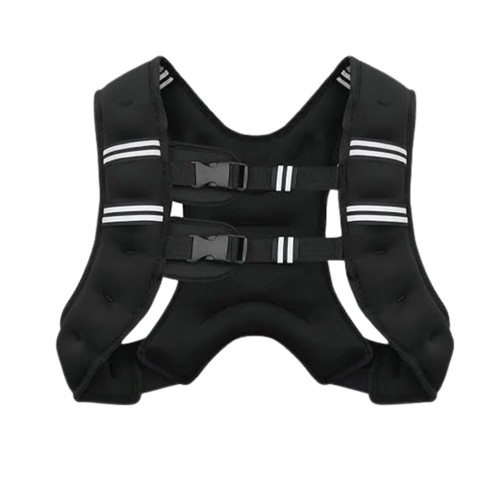 Reflective Adjustable Weight Training Vest for Fitness and Endurance Workouts