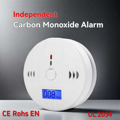 Combined Carbon Monoxide and Smoke Detector Alarm for Home and Kitchen Safety