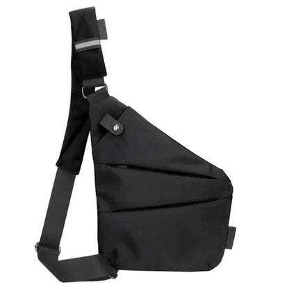 Unisex Water Resistant Crossbody Sling Bag with Anti Theft Zippers and Adjustable Strap