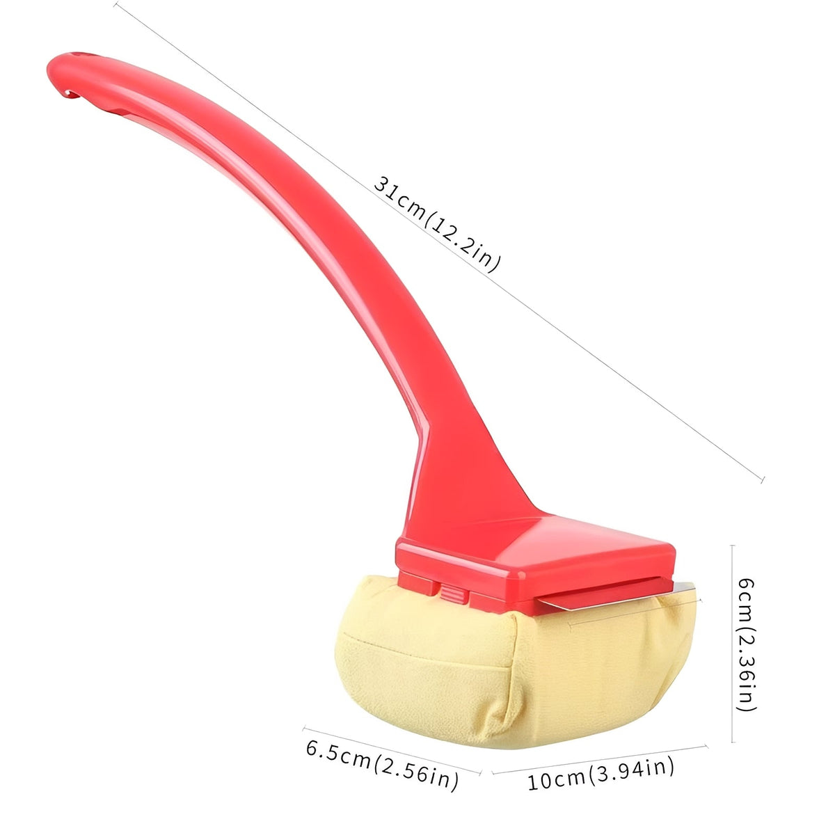 Steam Grill Cleaning Brush with Bristle Free Pad and Replaceable Head