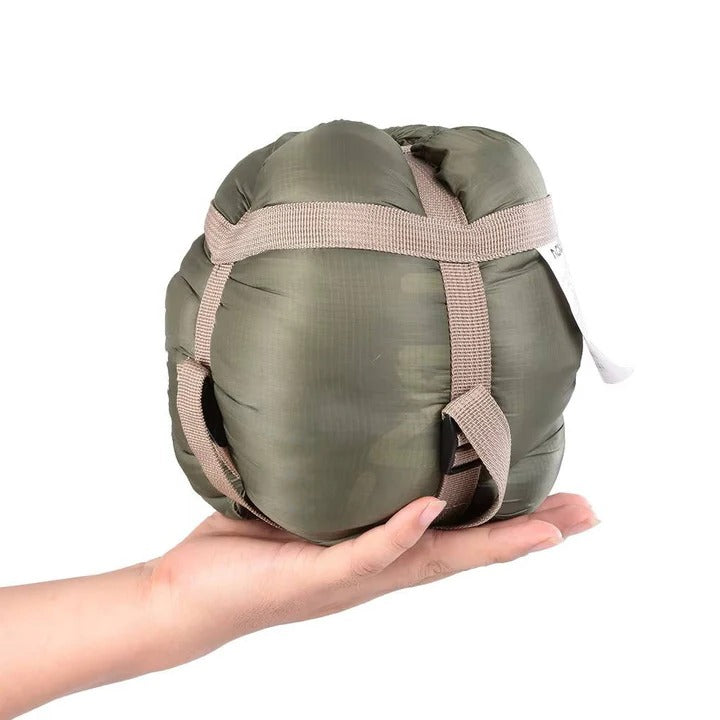 Lightweight Sleeping Bag with Compression Sack for Camping Travel