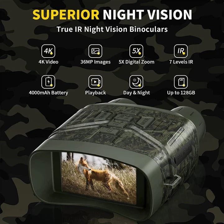 Night Vision Binoculars with Infrared Technology