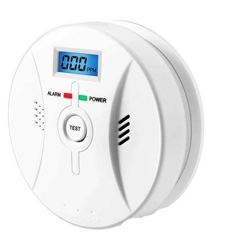 Combined Carbon Monoxide and Smoke Detector Alarm for Home and Kitchen Safety