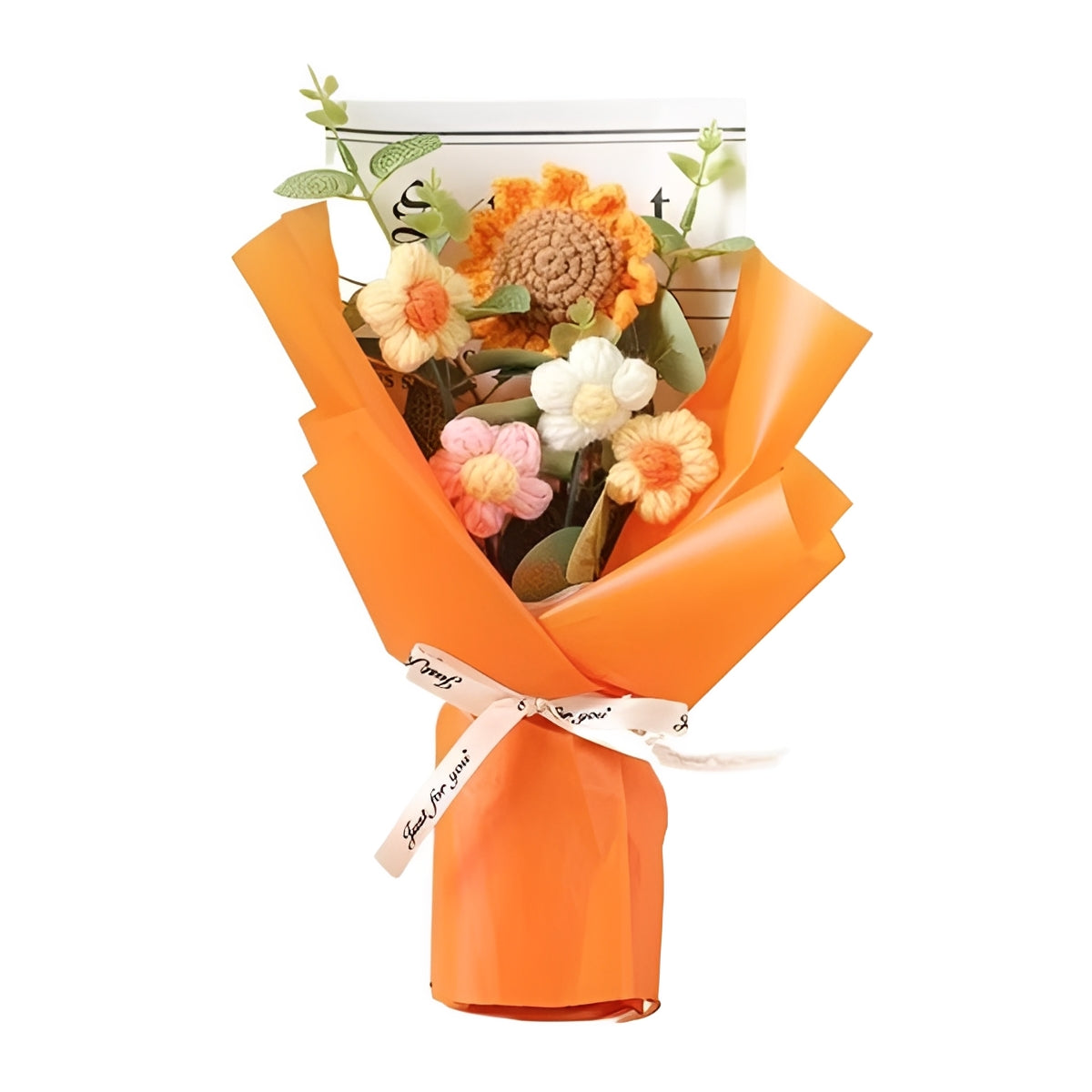Handcrafted Crochet Sunflower and Daisy Bouquet for Gifting on Special Occasions