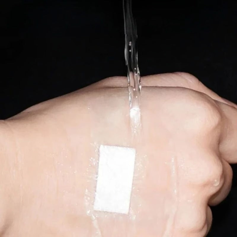 Clear Waterproof Wound Cover Strips with Adhesive Backing for Kids and Adults