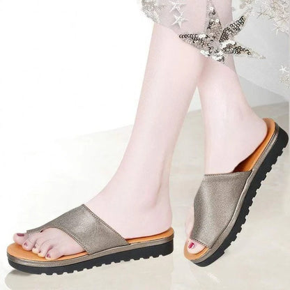 Orthopedic Platform Sandals with Spacious Toe Design