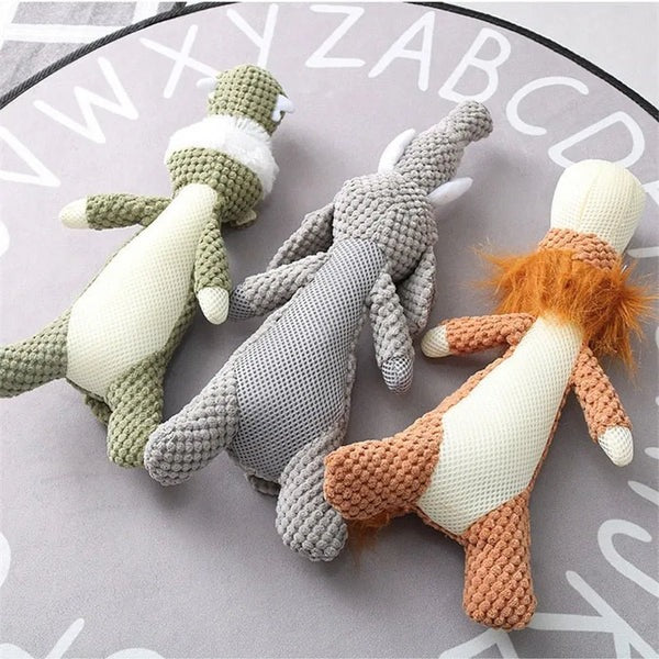 Rugged Plush Toy and Sturdy Fabric Plaything for Pets