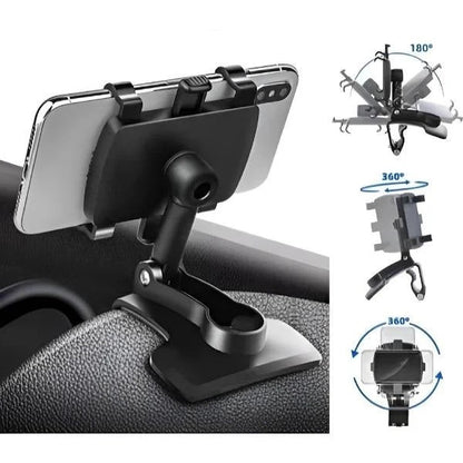 Dashboard Car Phone Mount with Support Grip Base