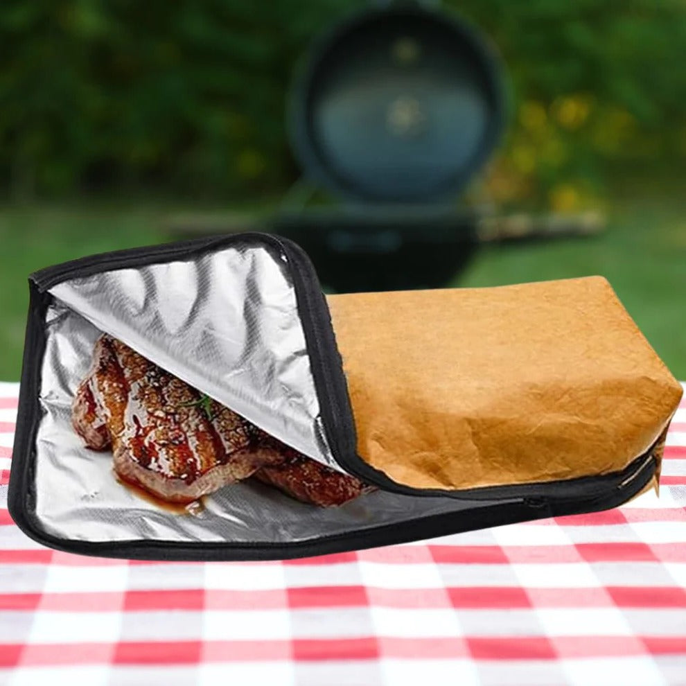 BBQ Meat Resting Blanket with Insulation and Handle for Brisket