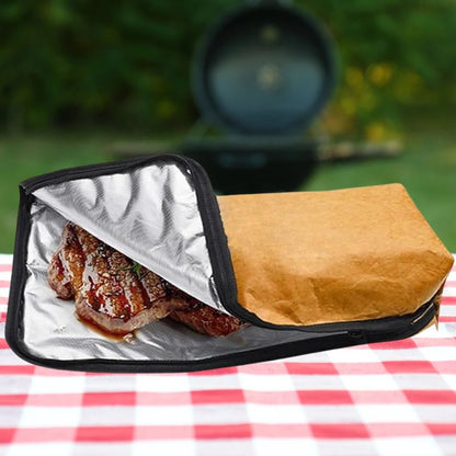 BBQ Meat Resting Blanket with Insulation and Handle for Brisket