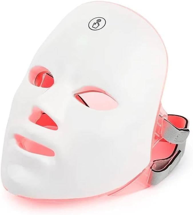 Cordless 7 Color LED Face Mask with Adjustable Straps
