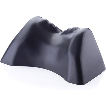 Memory Foam Neck Support Pillow with Raised Contours and Washable Cover