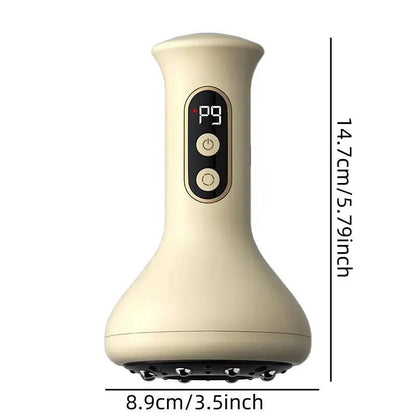 Rechargeable 3 in 1Vacuum Cupping Massager with Heat and LED Display