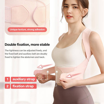 Adjustable Posture Support Brace with Breathable Shoulder Straps