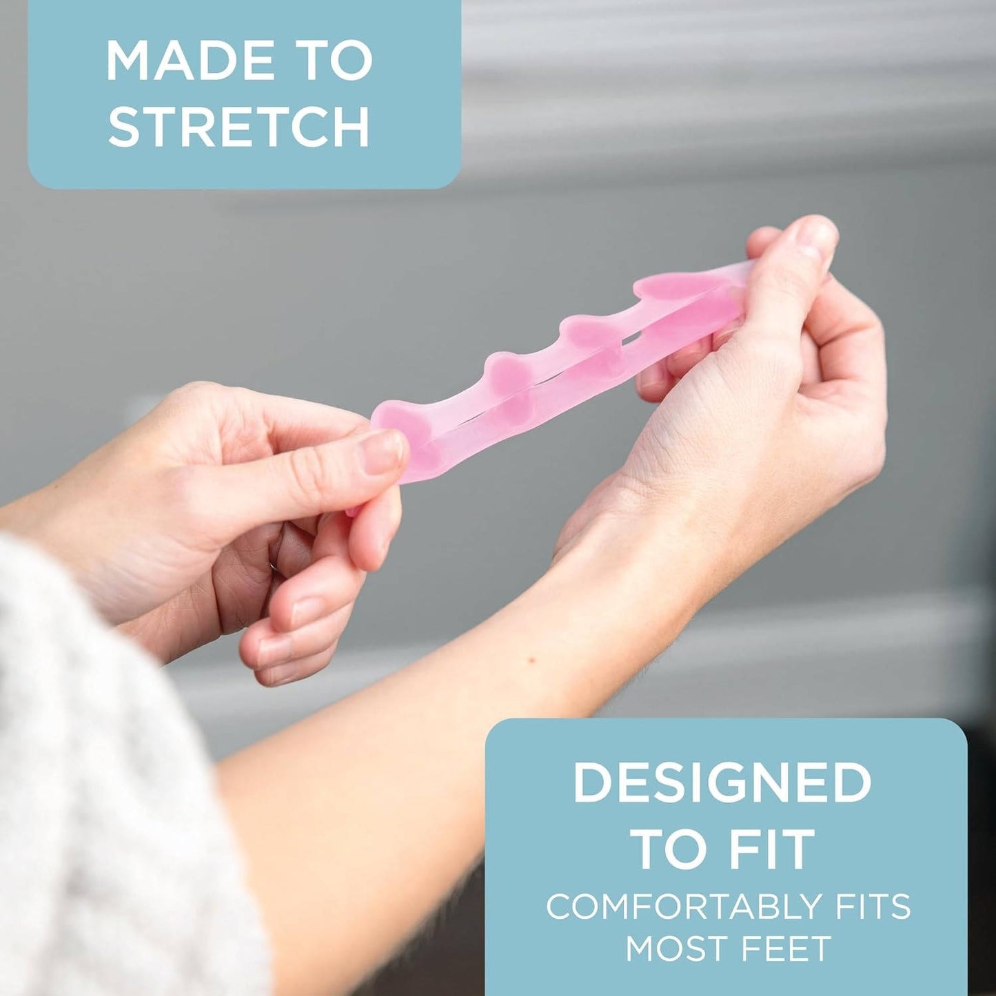 Reusable Silicone Toe Separator Support for Daily Foot Comfort
