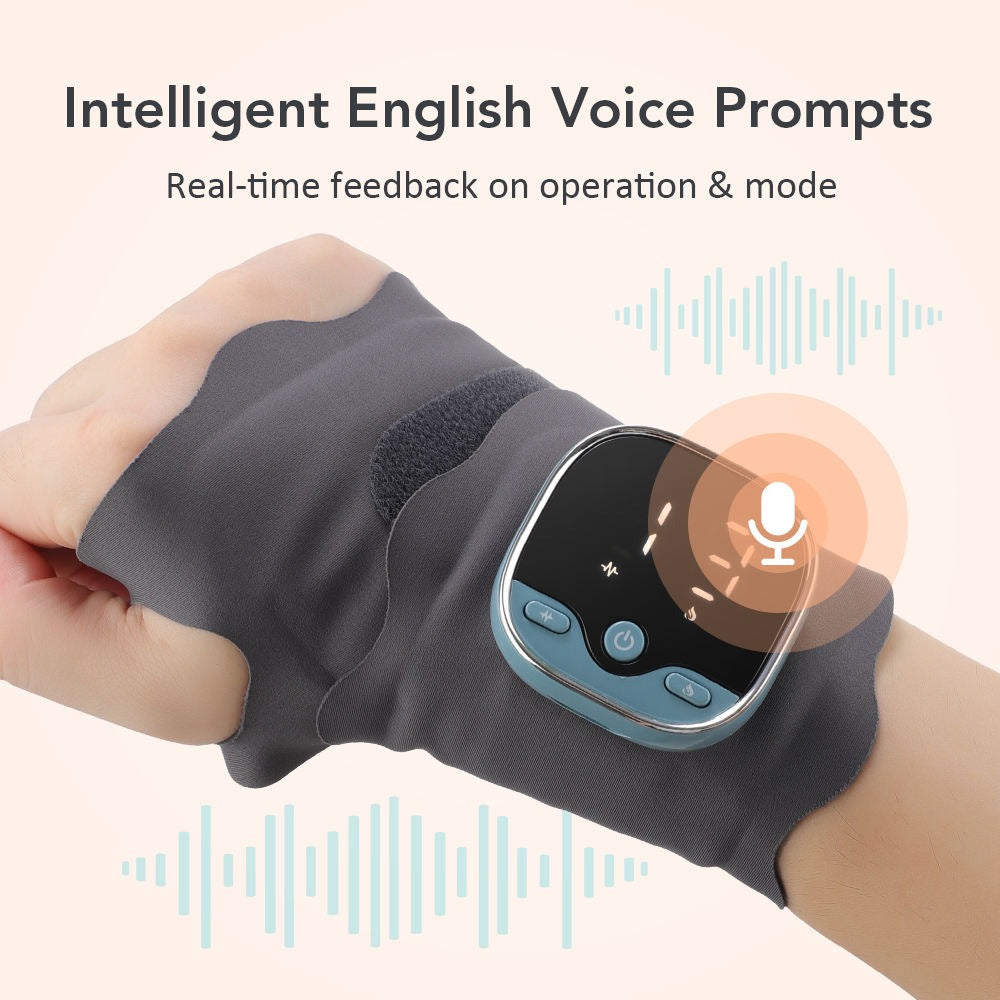 Electric Hand Massager with Heat, 5 Modes and 9 Levels Intensity