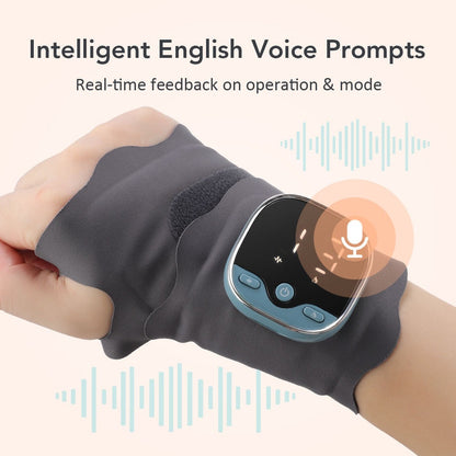 Electric Hand Massager with Heat, 5 Modes and 9 Levels Intensity