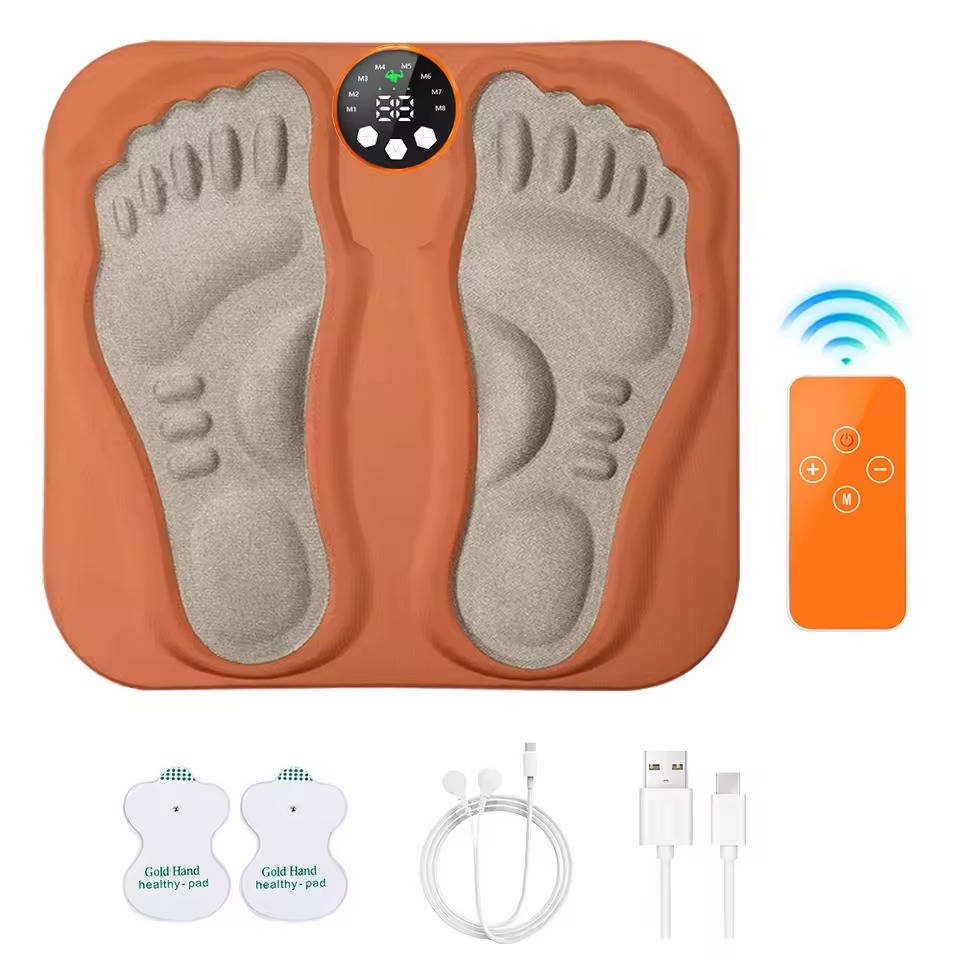 Portable EMS Foot Massage Mat with Remote Control