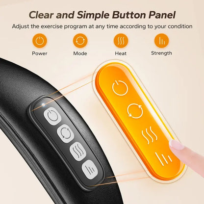 Hands Free Neck and Shoulder Massager with Adjustable Heat