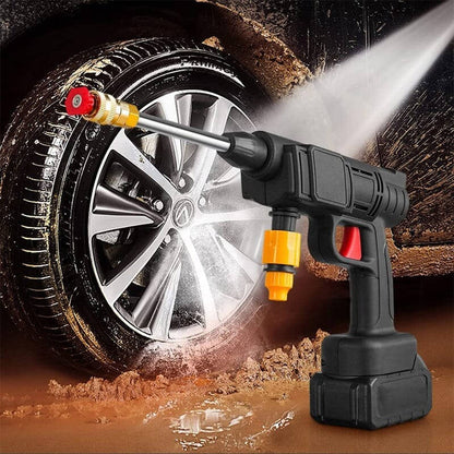 Cordless Pressure Washer with Dual Spray Patterns and Detergent Tank, Copper Nozzle