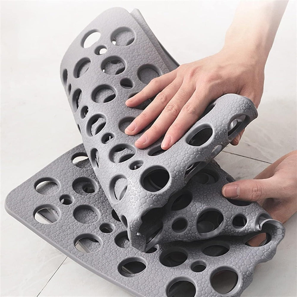 Slip Resistant Shower Mat with Textured Surface for Bathtubs and Showers