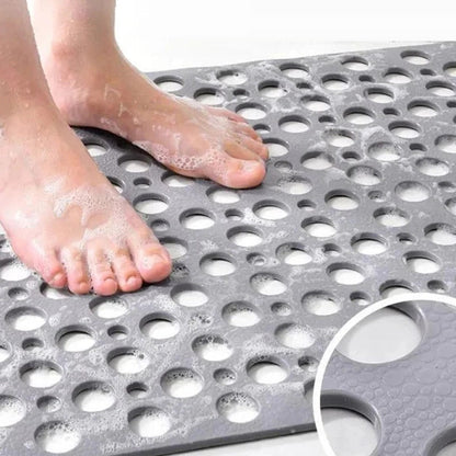 Slip Resistant Shower Mat with Textured Surface for Bathtubs and Showers