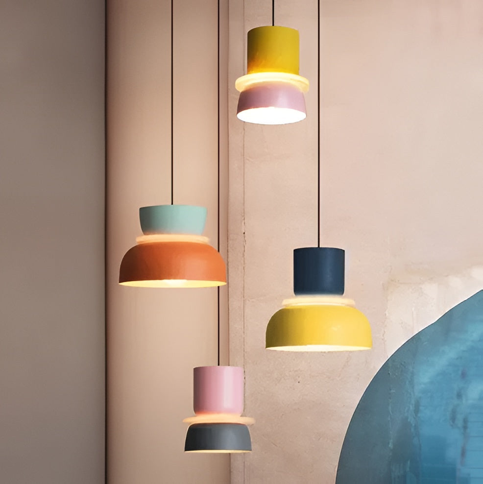 Macaron LED Pendant Light in Nordic Color Design