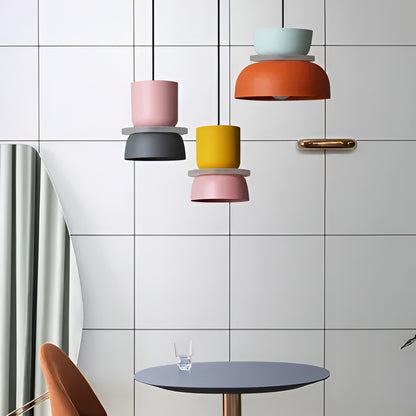 Macaron LED Pendant Light in Nordic Color Design
