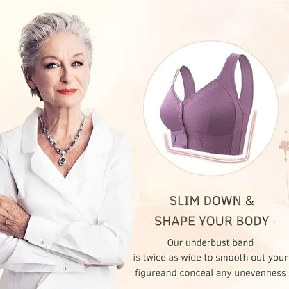 EasyLift Bra Front Closure Cotton Soft Wireless Bra
