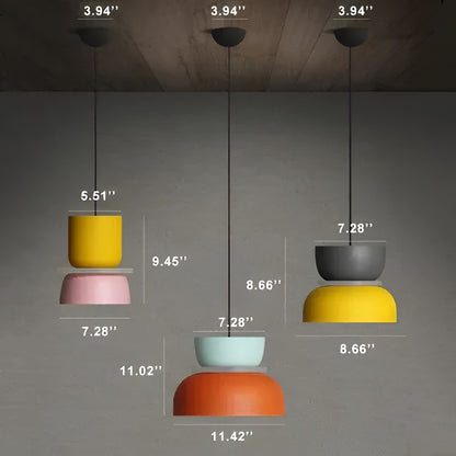 Macaron LED Pendant Light in Nordic Color Design