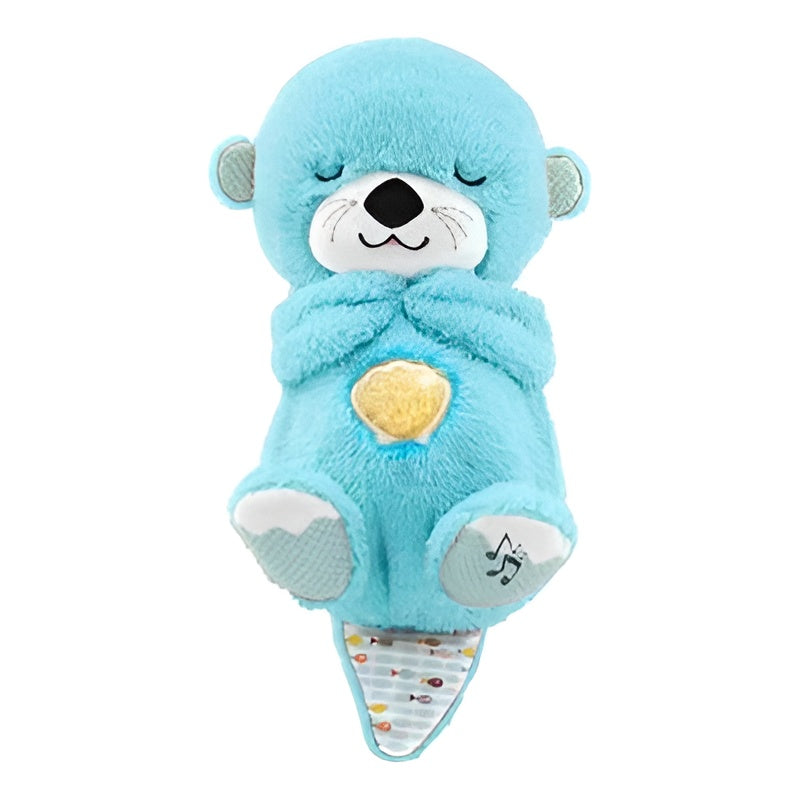 Battery Powered Plush Bear with Breathing and Sound Effects